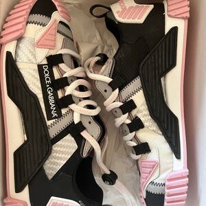 Size 7 - Dolce&Gabbana sneakers NS1 Black/Pink